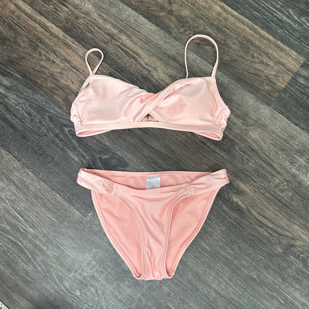 Xhilaration Light Pink Bikini Set